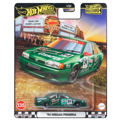 Hot Wheels Premium Boulevard Autíčko Auta Kolekcionářské '94 Nissan Primera JBL31