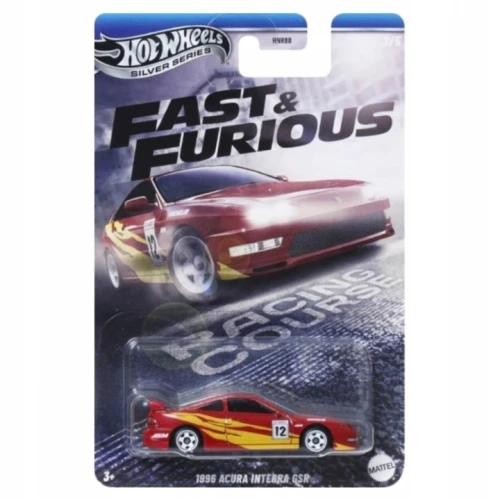 Hot Wheels Premium Fast & Furious Kovové Auto Gumové Pneumatiky Sběratelský Model 1996 Acura Integra GSR JBY40