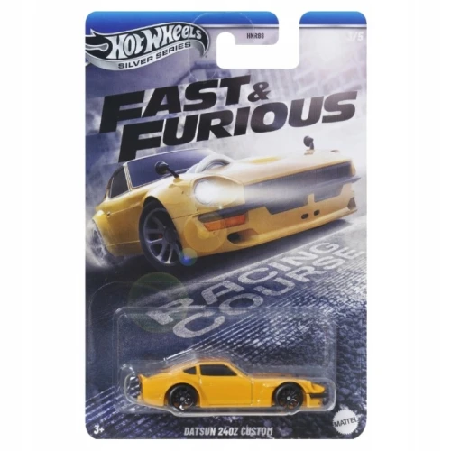 Hot Wheels Premium Fast & Furious Kovové Auto Gumové Pneumatiky Model Datsun 240Z Custom JBY41