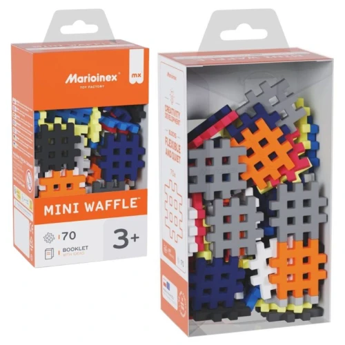 Marioinex Mini Waffle Stavební Kostky Malé Edukační Kreativní Technická Paleta Barev 70 Kusů