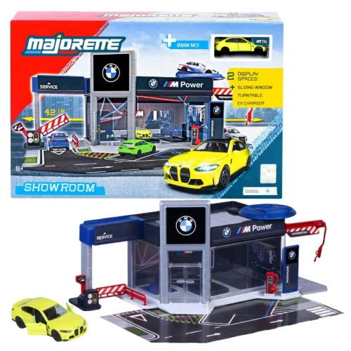 Majorette Garáž Showroom BMW Sada Autosalon + Autíčko Vozidlo