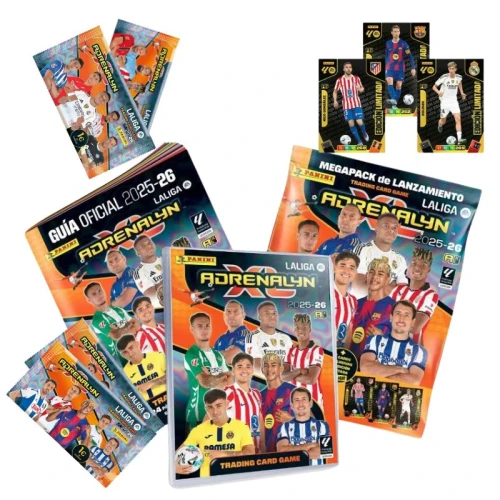Panini Adrenalyn XL La Liga 2026 Megasada Startovní + Sáčky S Kartami Sběratelské Karty