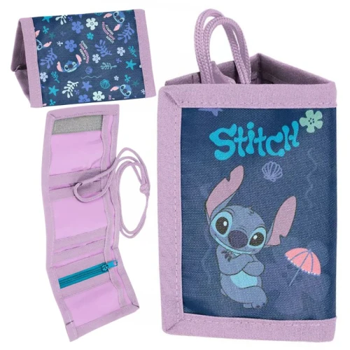Paso Dětská peněženka rozkládací Stitch Coastal Cool