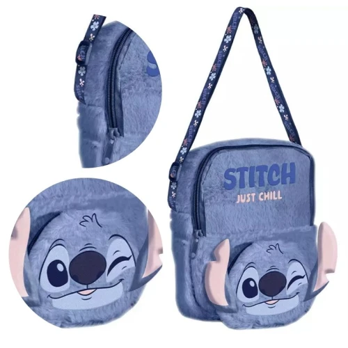 Paso Kabelka Pro Dívky Děti Dětská Taška Přes Rameno Plyšová Stitch Coastal Cool