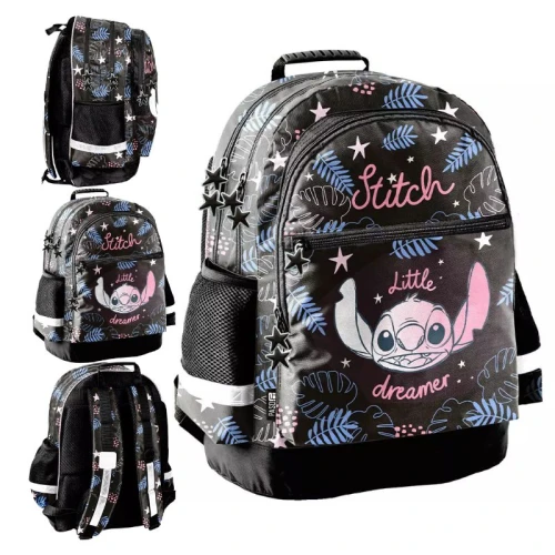 Paso Školní Batoh Mládežnický Do Školy Dvoukapsový Velký Prostorný Reflexní A4 Stitch Aloha Little Dreamer