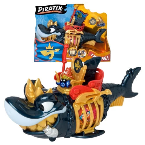 Figurky Piratix Kingshark Sada Figurek Dětská Hračka Figurky Pro Děti Žralok