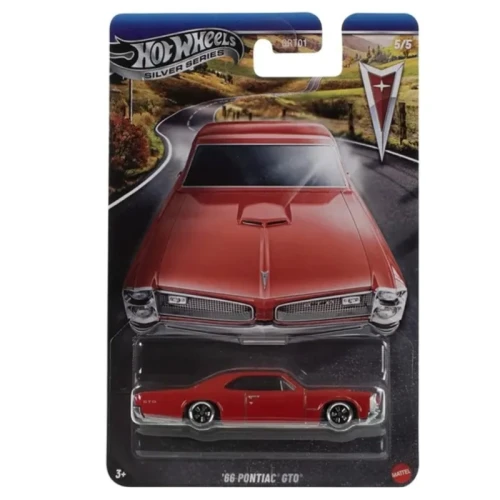 Hot Wheels Silver Series Autíčko Vozidlo Auto '66 Pontiac GTO JKY14