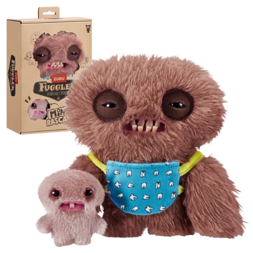 Zuru Fuggler Funny Ugly Monster Maskotka 22 cm + Mini Rascals Hnědý 4+
