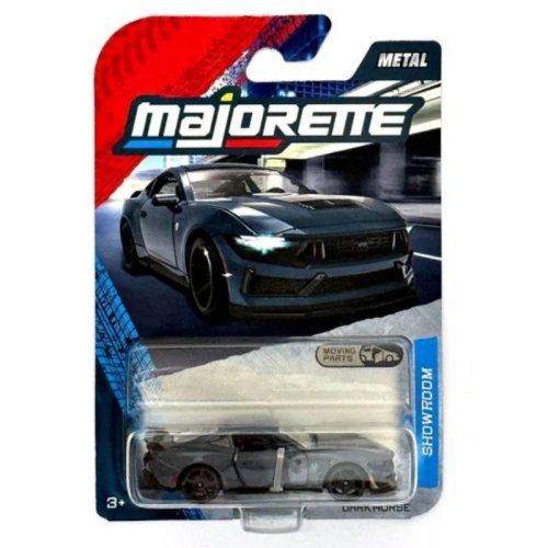 Majorette Deluxe Auto Kovový Model Resorak Premium Gumové Pneumatiky Ford Mustang Dark Horse 3+