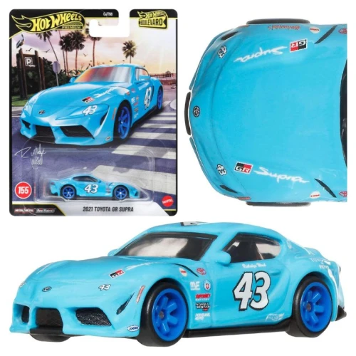 Hot Wheels Premium Boulevard Autíčko Auto Vozidlo 1:64 Autíčko 2021 Toyota GR Supra 3+