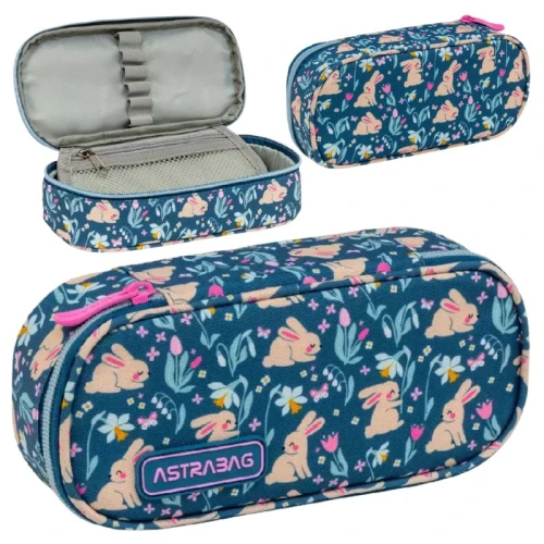 Astrabag Jednokomorový Penál Pouzdro Na Školní Potřeby Candy Bunny