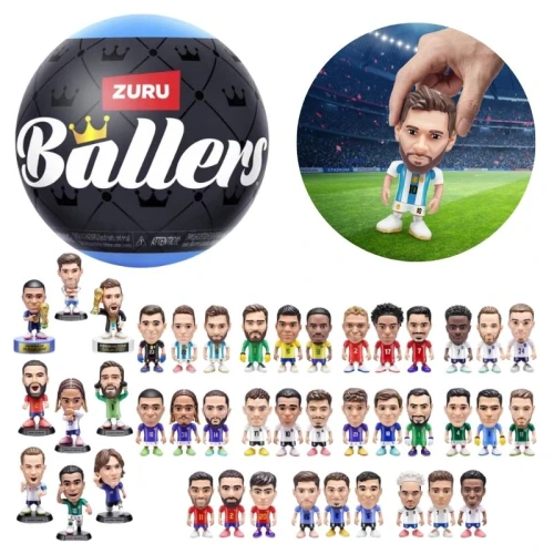 Zuru Kula Niespodzianka Ballers Fifa Fotbal Figurky Basketbalistů NBA 3+
