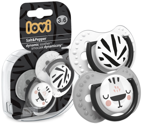 LOVI dynamická ortodontická dudlík 2ks. 3-6 m