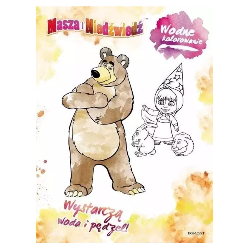 HarperKids Maša a Medvěd - Vodní Malování