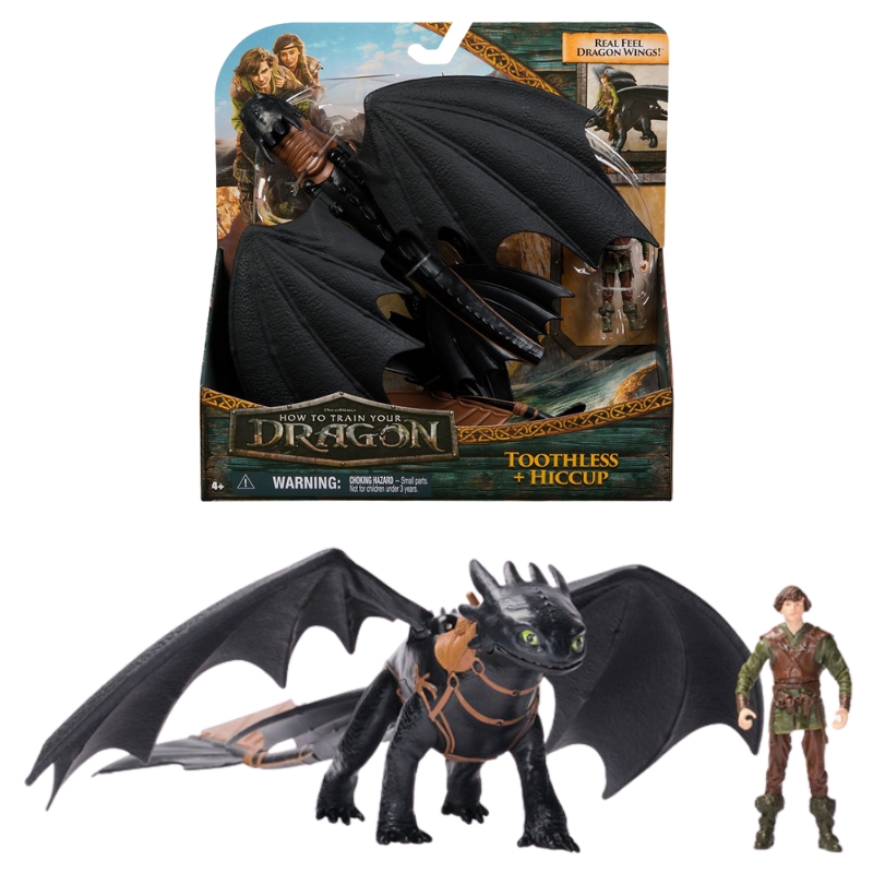 Spin Master Figurky "Jak vycvičit draka?" - Viking Bezzubka a Drak Bezzubka