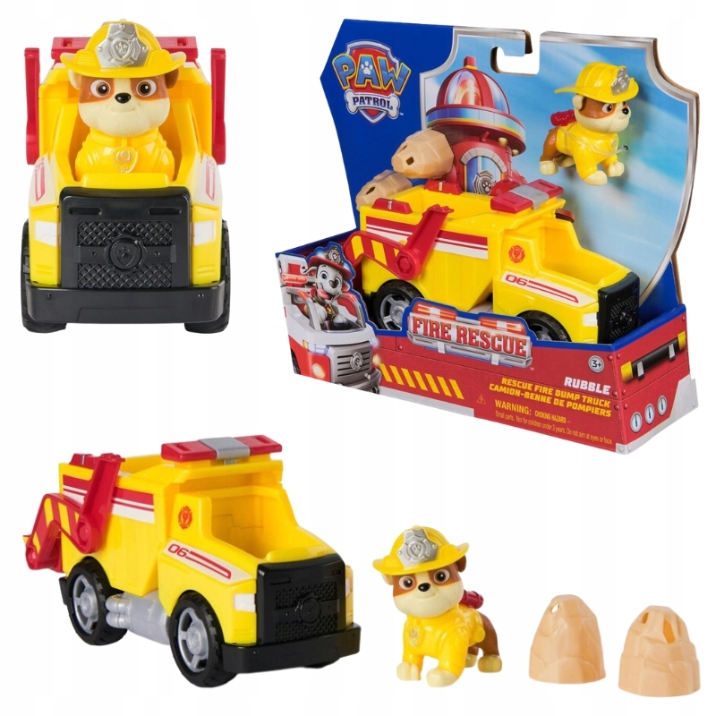 Spin Master Paw Patrol Hasičský vůz Rubble