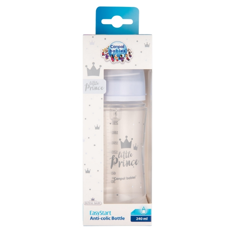 Canpol Babies Antikoliková široká láhev 240ml Royal 3m+
