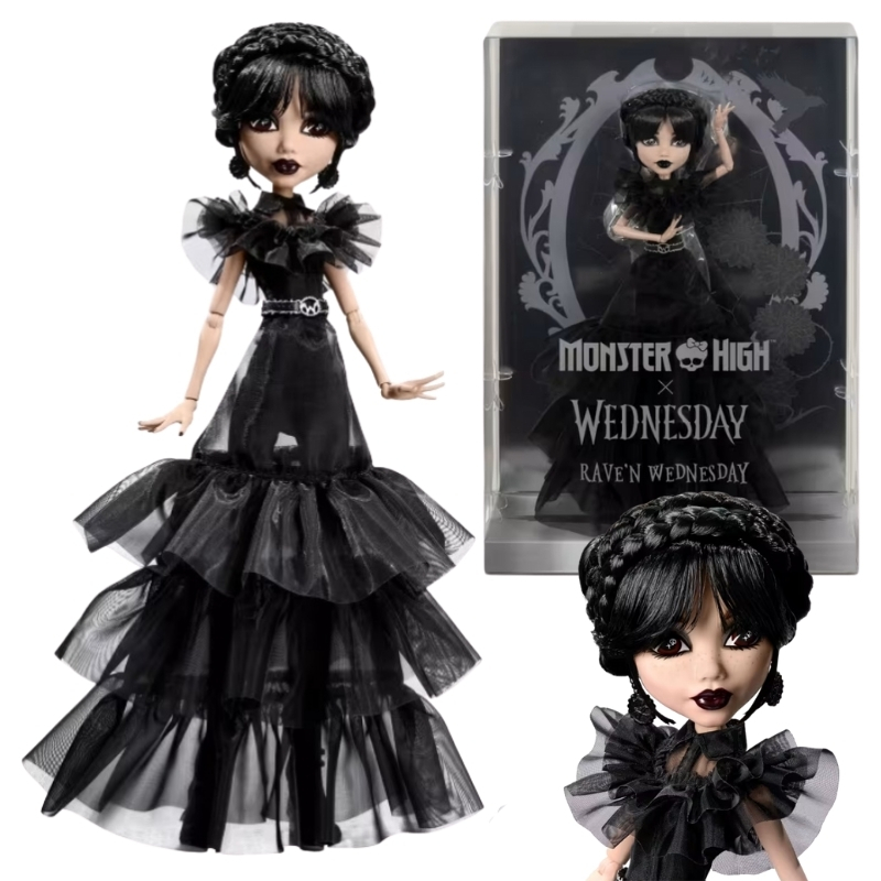 Monster High x Wednesday Panenka Wednesday