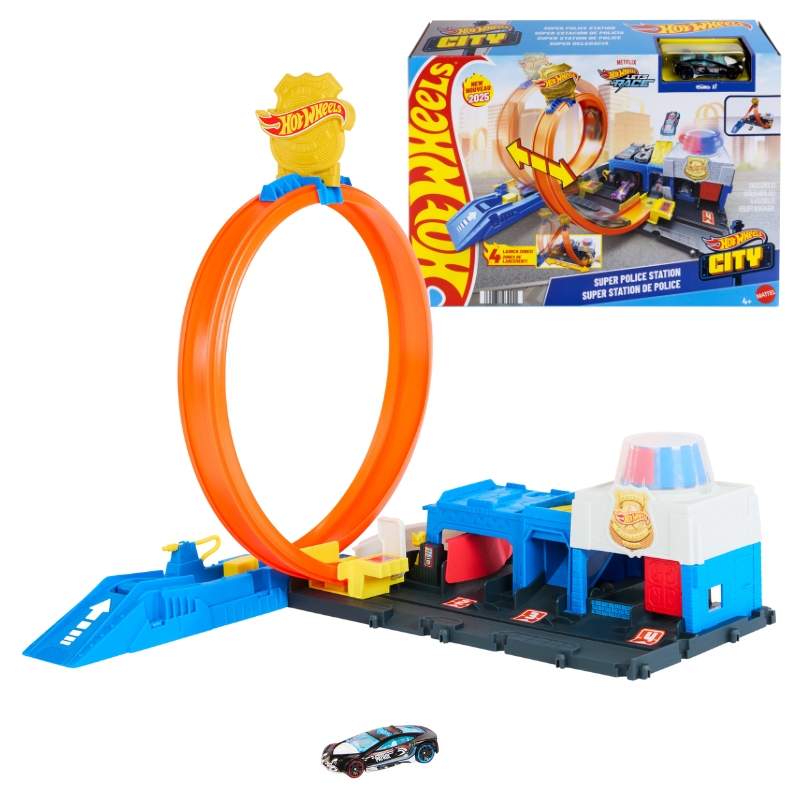 Hot Wheels City Sada Policie Loop