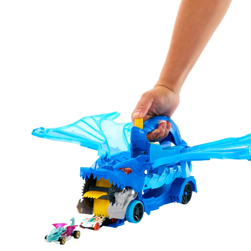 Hot Wheels City Sada Trať Dvojitý Drak 2v1