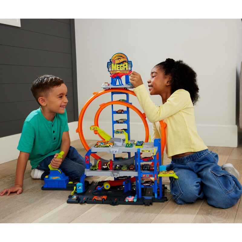 Hot Wheels City Trať Mega Garáž Parkoviště