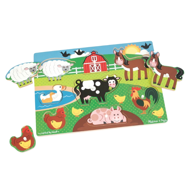 Melissa & Doug Dřevěné Chunky Puzzle