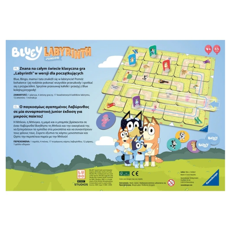 Ravensburger Stolní Hra Labyrint Bluey