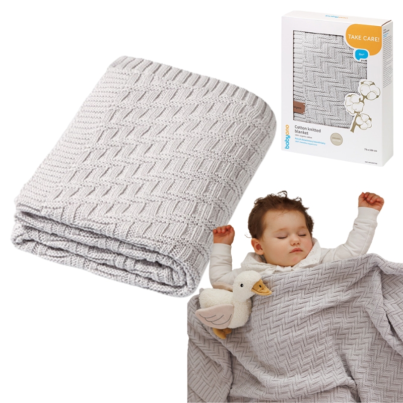 BABYONO BAWEŁNIANY KOCYK