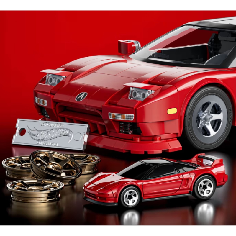 Kostičky Hot Wheels Auto Červené