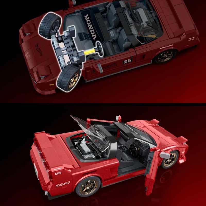 Kostičky Bricks Hot Wheels 