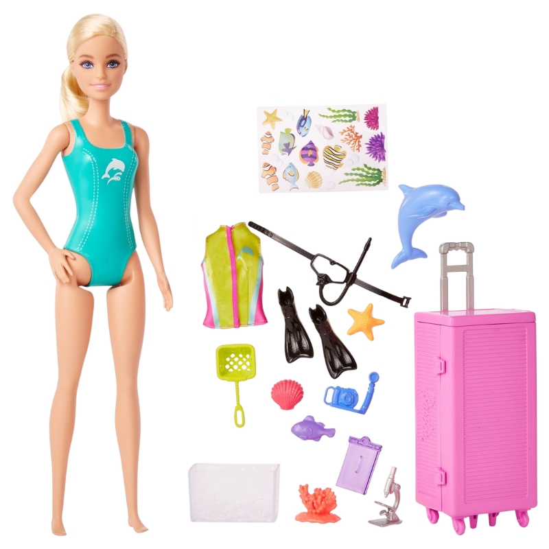 Barbie Kariéra Panenka Mořská Bioložka