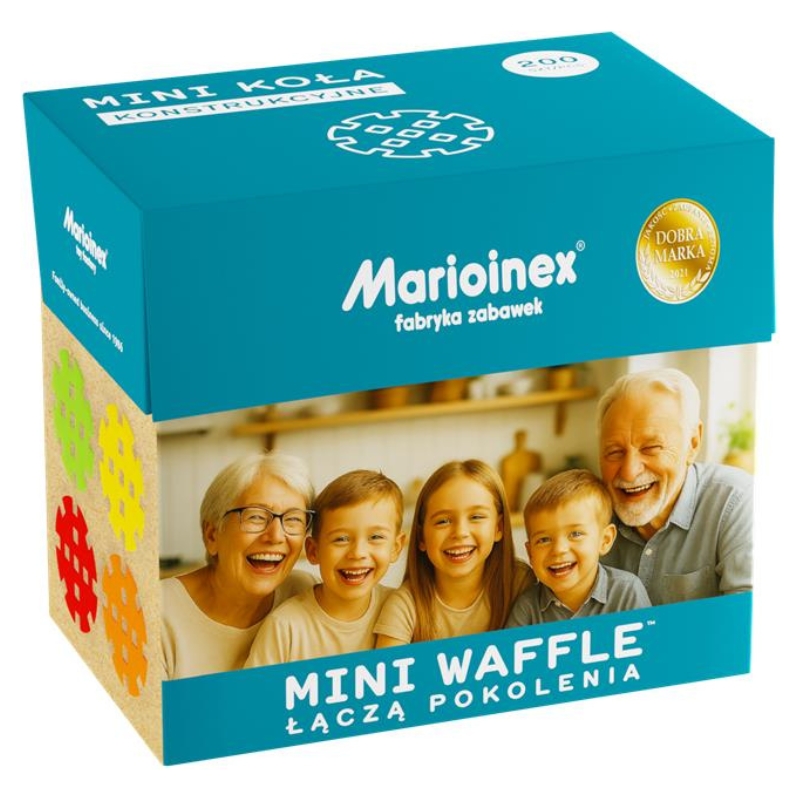 Marioinex Mini Waffle Kosti Sada Seniora 200 Prvků