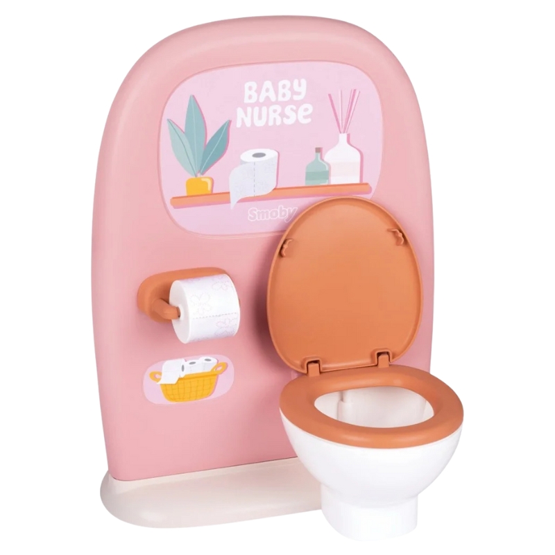 Smoby Baby Nurse Dvoustranné WC Sada Pro Panenky S Příslušenstvím