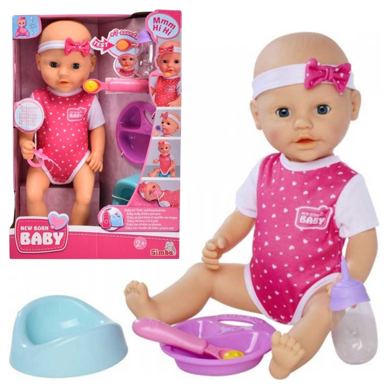 Novorozené miminko Hladové miminko 38 Cm.