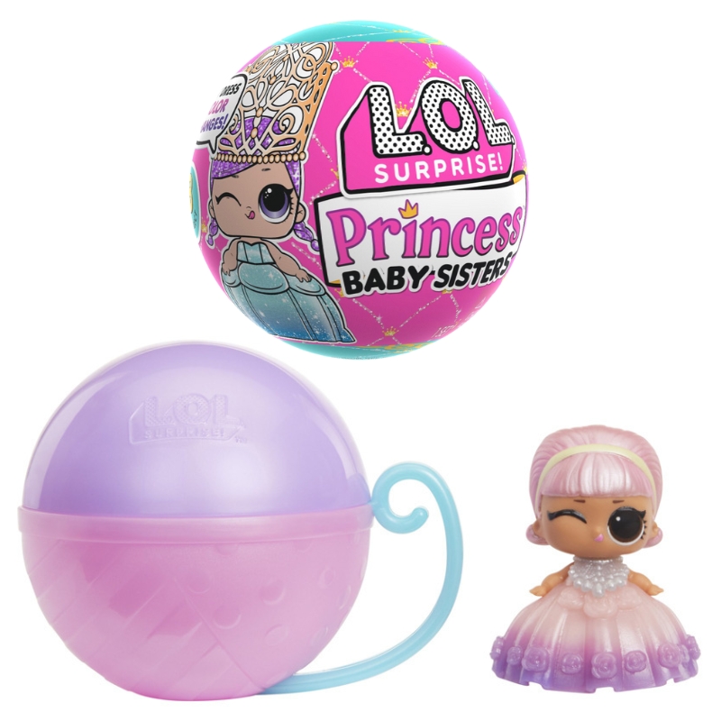 LOL Surprise Princess Baby Sisters Panenka Nález v kouli hrníčku