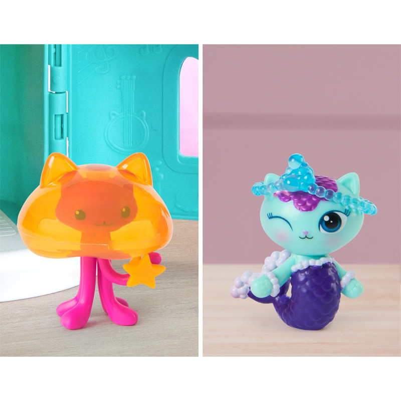 Kočičí Domek Gabi Sada 2 Figurek Mercat A Jellyfish + Příslušenství 3+
