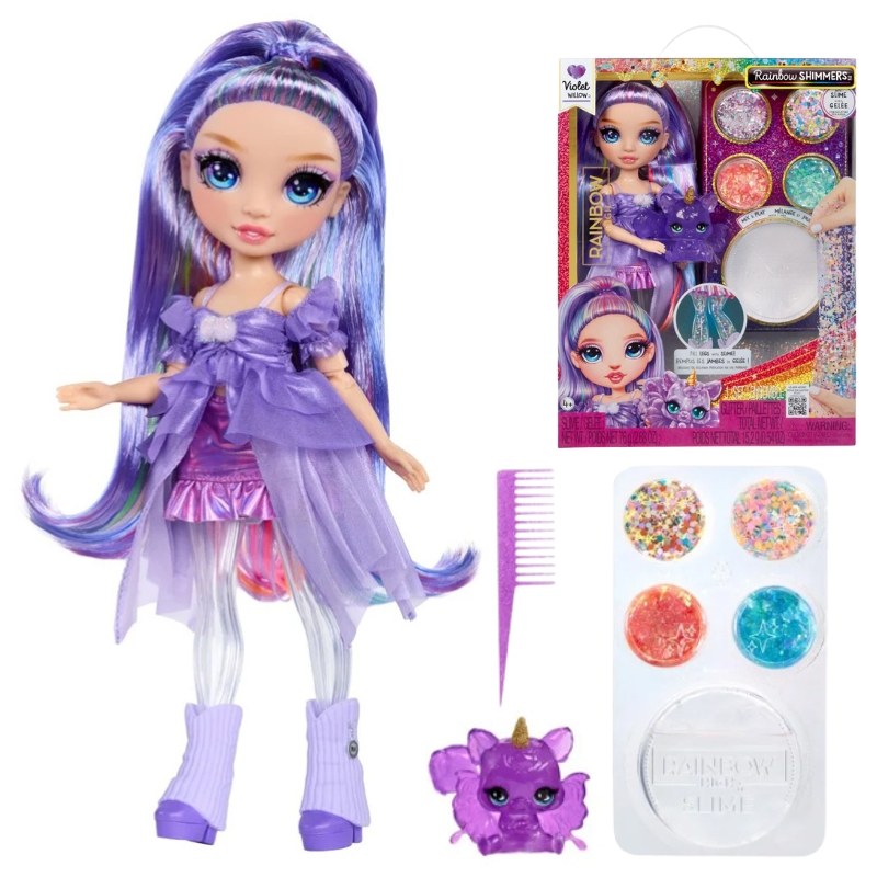 Rainbow High Shimmers & Slime Panenka Violet