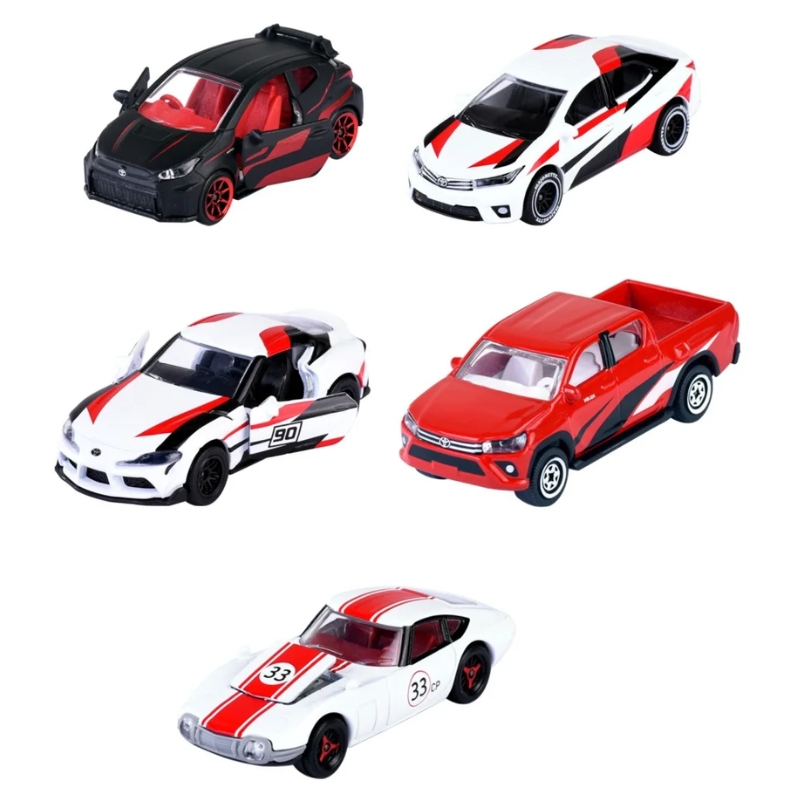 Majorette Sada 5 Vozidel Japan Racer