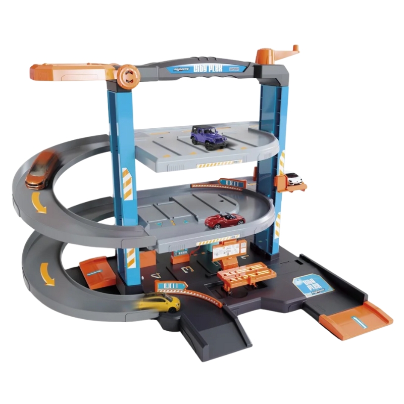 Majorette Garáž City Flex S 5 Vozidly
