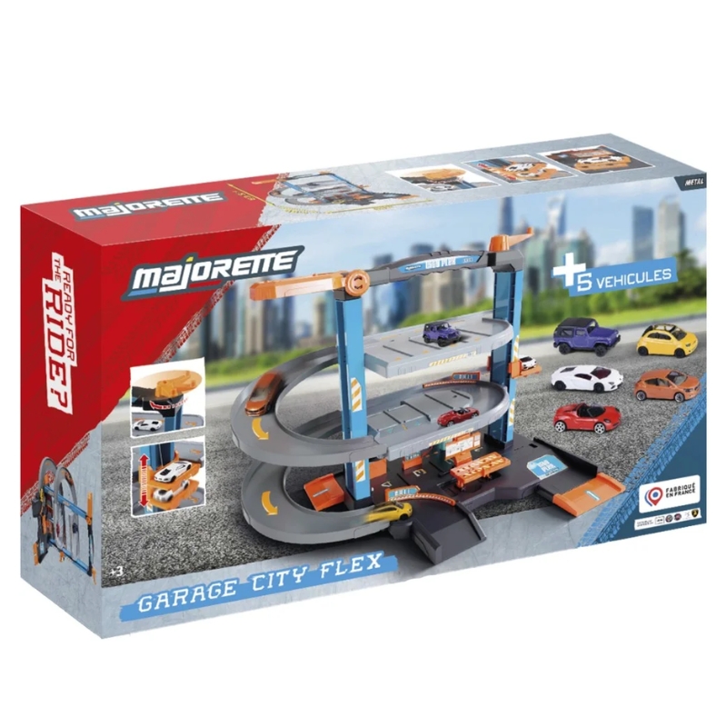 Majorette Garáž City Flex S 5 Vozidly