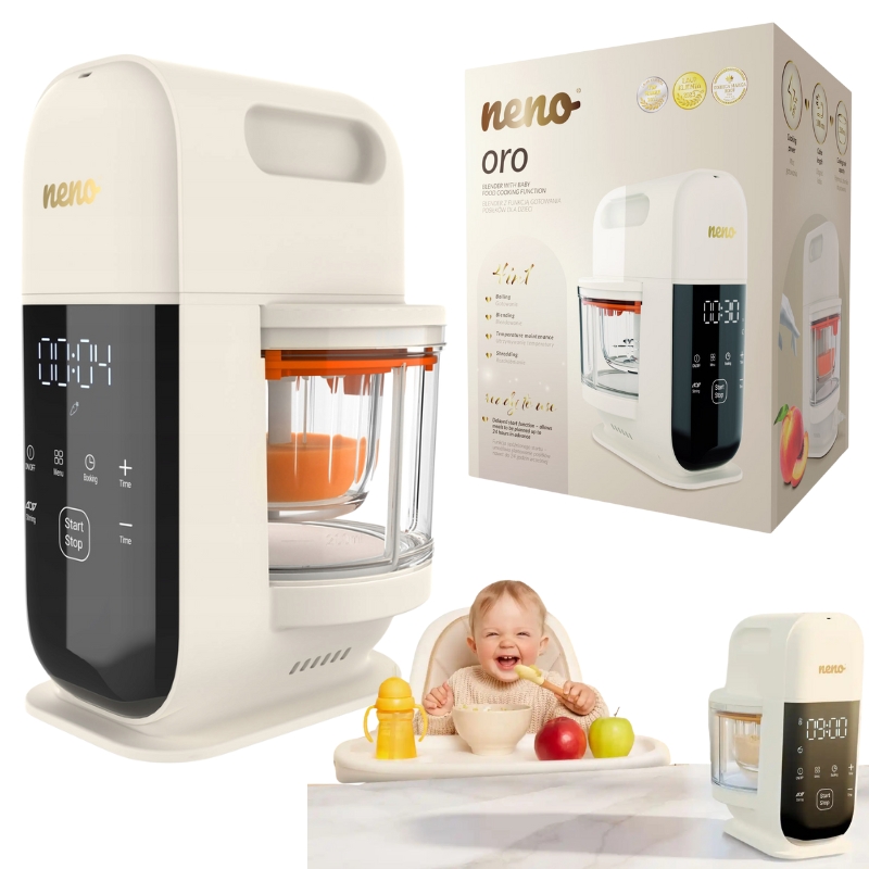 Neno Oro Blender S Funkcí Vaření Pokrmů Pro Děti 4v1