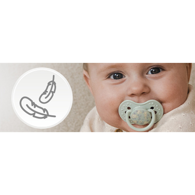 Lovi Fixační Silikonový Dynamický 2ks. 0-6m CapiChill Chlapec
