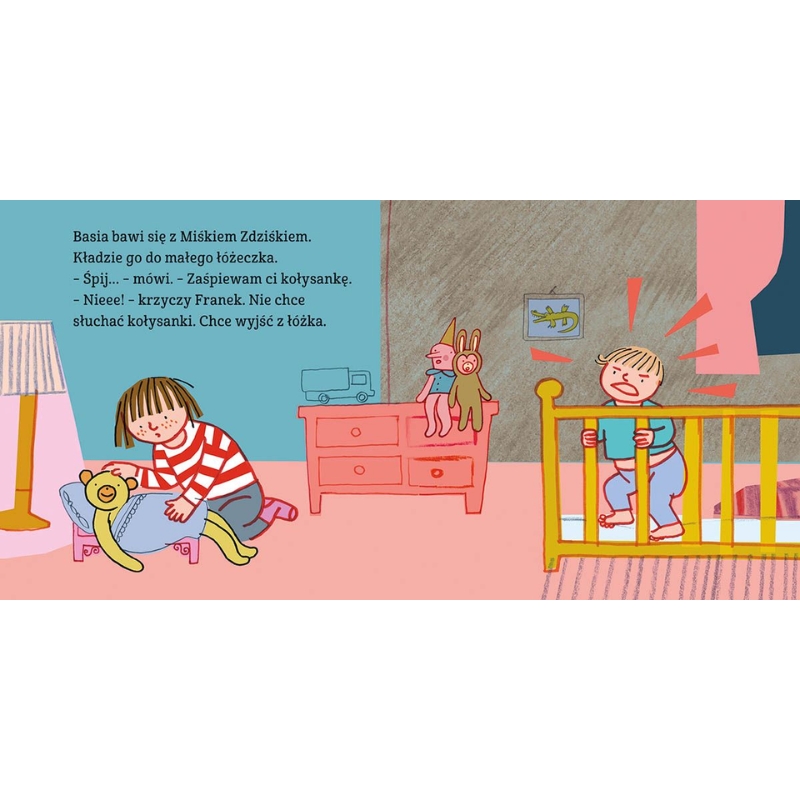 HarperKids Knížka Basia, Franek a usínání