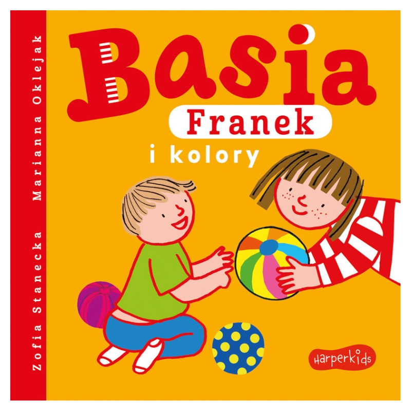 HarperKids Kniha Basia Franek a Barvy