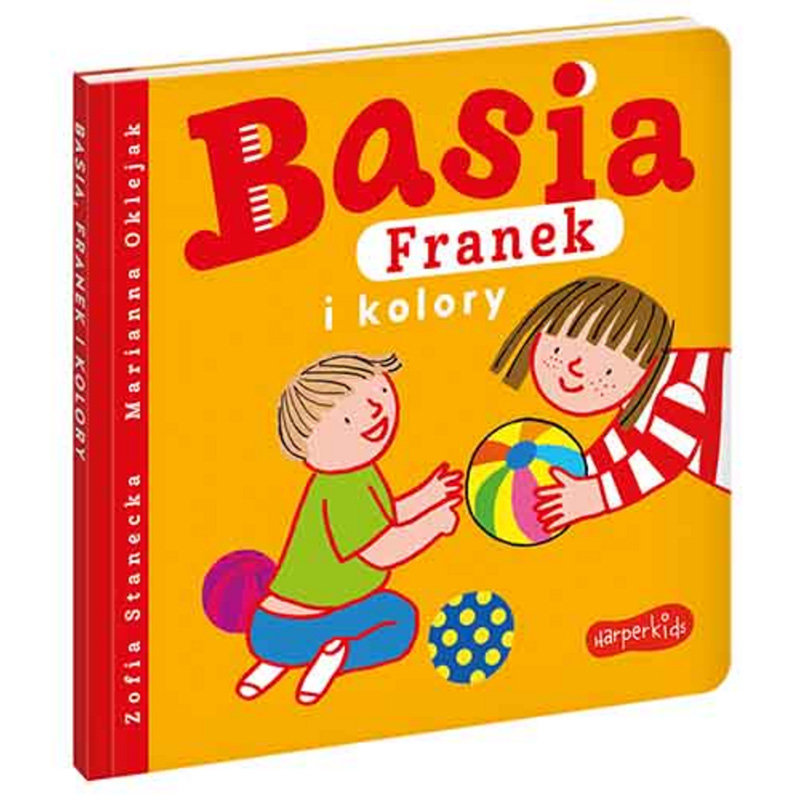 HarperKids Kniha Basia Franek a Barvy