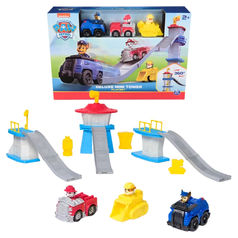 Paw Patrol Mini Tower Bundle Deluxe Set Věž 3v1
