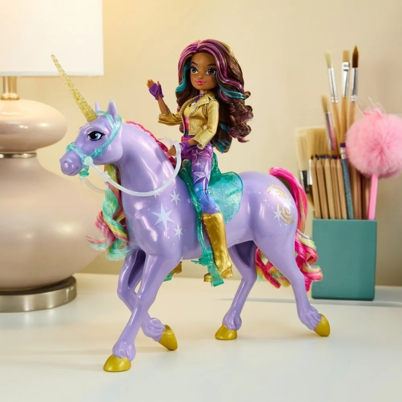 Akademie Jednorożců Sada Jednorožec Wildstar Figurina + Příslušenství Unicorn Academy