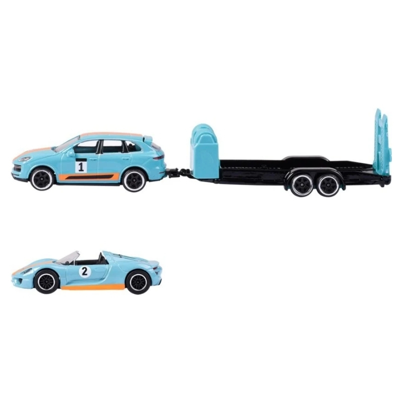 Majorette Porsche s přívěsem