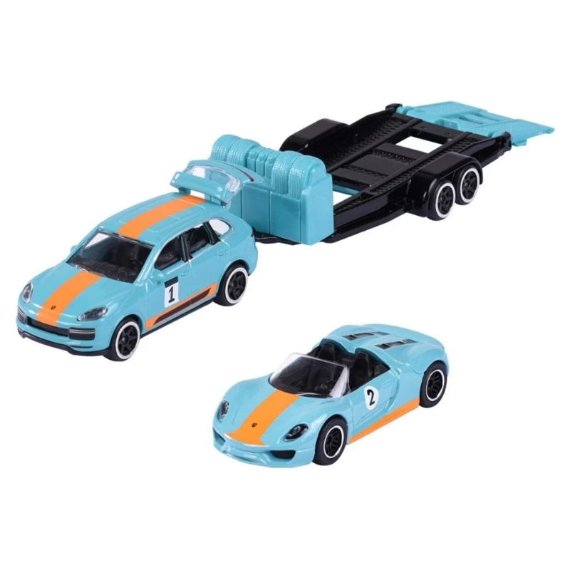Majorette Porsche s přívěsem