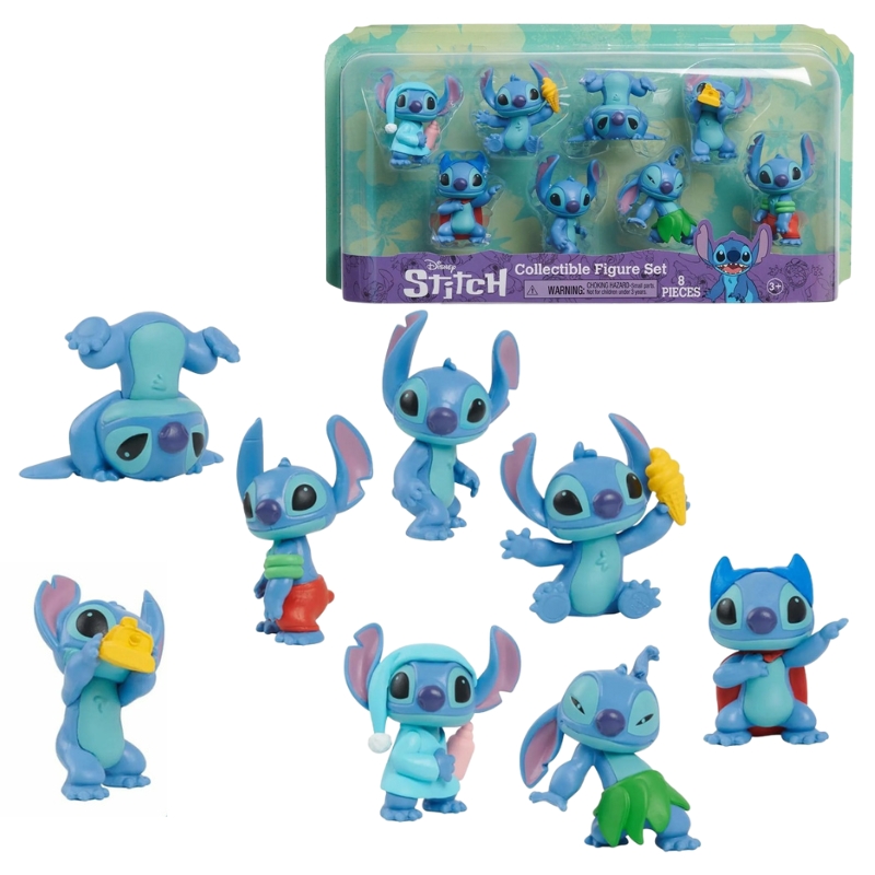 Sada 8 Figurek Stitch